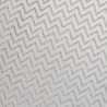 Chemin de table chevron organza noir/argent 28cm  x 5 m