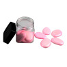 Boîte de 10 galets rose pale