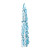 Pompon de rubans bleus pour ballon 15 x 86 cm