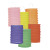 Lot de 12 lampions cylindrique 16 cm coloris unis assortis