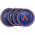 Lot de 6 assiettes jetables PSG en carton D 23 cm Lot de 6 assiettes jetables PSG en carton D 23 cm