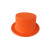 Chapeau haut de forme enfant  orange fluo