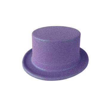 Chapeau haut de forme enfant  violet fluo
