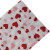 Lot de 20 serviettes jetables  cœurs roses et rouges en papier 33 x 33 cm