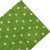 Lot de 20 serviettes jetables vertes pois blancs en papier 33 x 33 cm Lot de 20 serviettes jetables vertes pois blancs en papier 33 x 33 cm