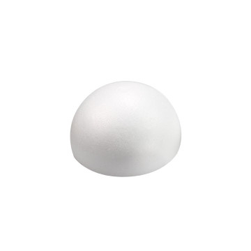 Demi sphère polystyrène PM blanc 15 cm