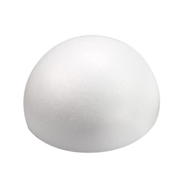 Demi sphère polystyrène GM blanc 25 cm
