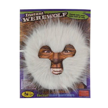 Masque loup-garou blanc adulte