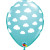 Lot de 25 ballons Bleu Nuage en latex 27 cm