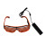 Lunettes lumineuses orange 15 x 2,5 cm