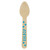 Lot de 12 cuillères en bois à pois bleus 10,7 cm Lot de 12 cuillères en bois à pois bleus 10,7 cm