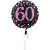 Ballon Sparkling Celebration rose Birthday 60 ans