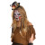 Lot de 2 extensions de cheveux Vaudou Witch Doctor Halloween