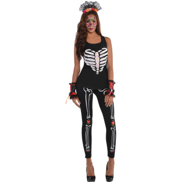 Débardeur Jour des Morts Halloween femme