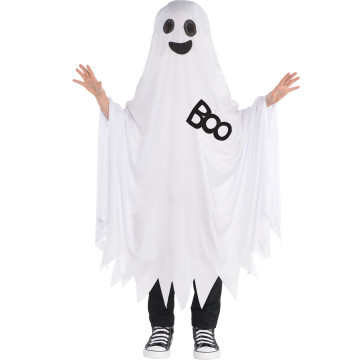 Déguisement Fantôme Boo Halloween 6/10 ans