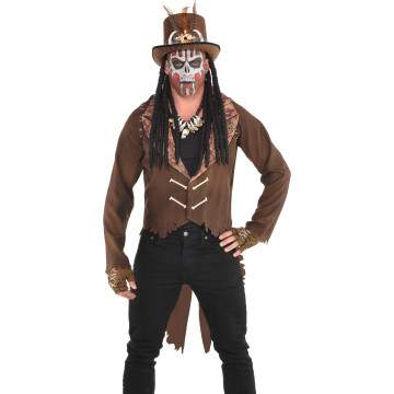 Veste Vaudou Witch Doctor Halloween M/L