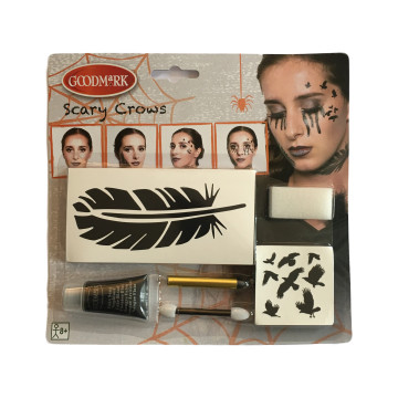 Kit de maquillage Corbeau Halloween
