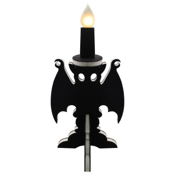 Chandelier chauve-souris  lumineux à led Halloween 19 x 40 cm