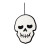 Crâne à suspendre Halloween 24 x 0,8 x 31 cm