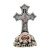 Pierre tombale croix avec crâne lumineuse Halloween 29 x 9 x 51 cm Pierre tombale croix avec crâne lumineuse Halloween 29 x 9 x 51 cm
