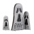 Pierre tombale fantôme Halloween 6 x 31 x 56 cm Pierre tombale fantôme Halloween 6 x 31 x 56 cm