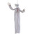 Squelette docteur fou parlant Halloween 58 x 6 x 60 cm