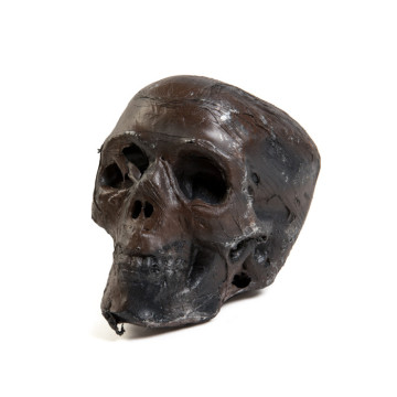 Crâne calciné Halloween 13 x 15 x 18 cm