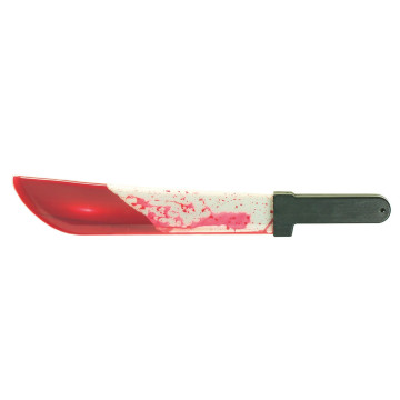 Machette ensanglantée halloween