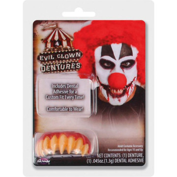 Dentier Clown tueur Halloween