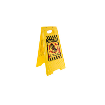 Panneau signalisation danger Halloween  54 x 30 cm