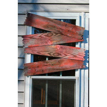 Planches ensanglantées effet bois Halloween