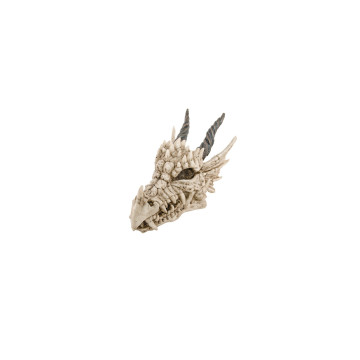 Tête de dragon en résine Halloween 19,5 x 11,5 x 12 cm