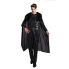 Cape de chevalier marron avec fourrure luxe Halloween 155 cm