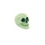 Crâne phosphorescent en résine Halloween GM