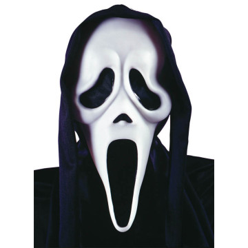 Masque Ghost face avec capuche Halloween