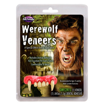 Dentier loup-garou Halloween