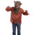 Déguisement Loup garou marron Halloween taille unique Déguisement Loup garou marron Halloween taille unique