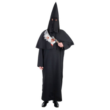 Déguisement bourreau noir Halloween taille unique