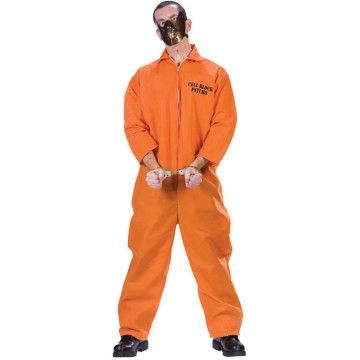 Déguisement prisonnier Psychopathe adulte Halloween taille unique
