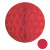 Boule alvéolée ballon rouge 25 cm