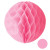 Boule alvéolée ballon rose 25 cm Boule alvéolée ballon rose 25 cm