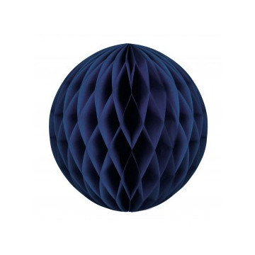 Boule alvéolée ballon bleu royal 25 cm