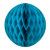 Boule alvéolée ballon turquoise 25 cm