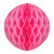 Boule alvéolée ballon rose 30 cm Boule alvéolée ballon rose 30 cm
