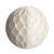 Boule alvéolée ballon blanc 30 cm Boule alvéolée ballon blanc 30 cm