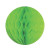 Boule alvéolée ballon vert anis 30 cm