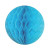 Boule alvéolée ballon bleu ciel 30 cm