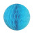 Boule alvéolée ballon bleu ciel 30 cm Boule alvéolée ballon bleu ciel 30 cm