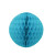 Boule alvéolée ballon turquoise 30 cm Boule alvéolée ballon turquoise 30 cm