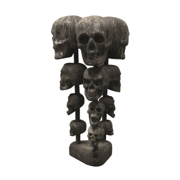 Centre de table déco Skull Halloween 48 x 28 cm